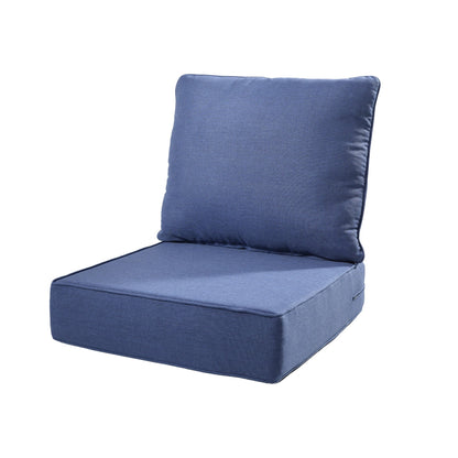 Waterproof Outdoor Chair and Back Cushion Set