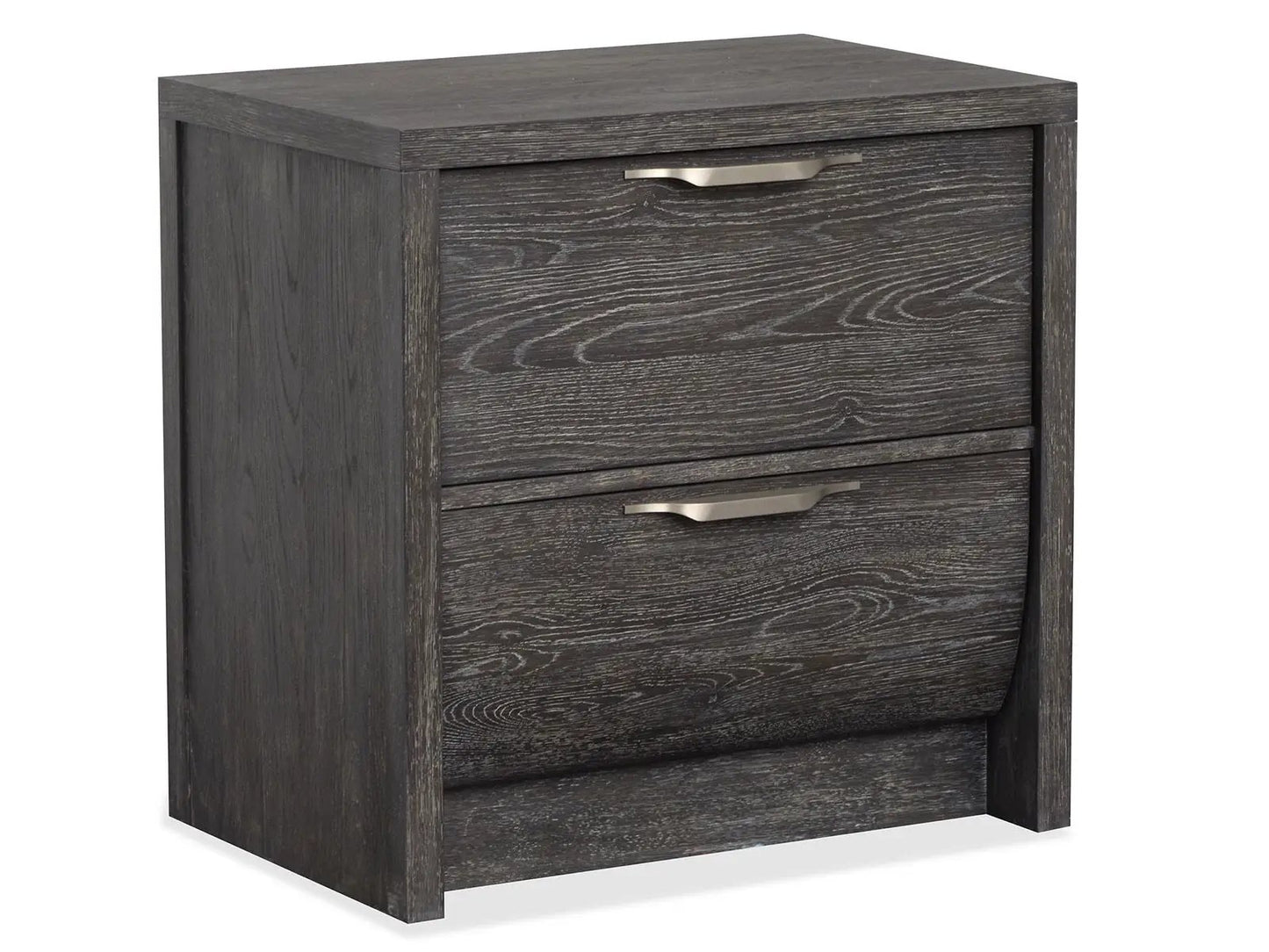 Kinsley Drawer Nightstand in Black Heron Finish