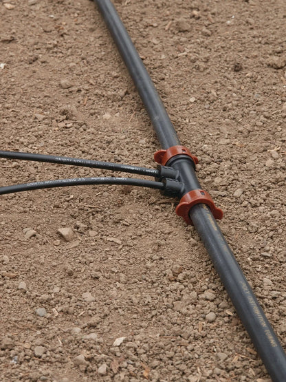 Drip-Lock 2-port manifold Orbit Irrigation for 1/2 in by 1/4 in drip tubing on Tampa Home & Garden Store