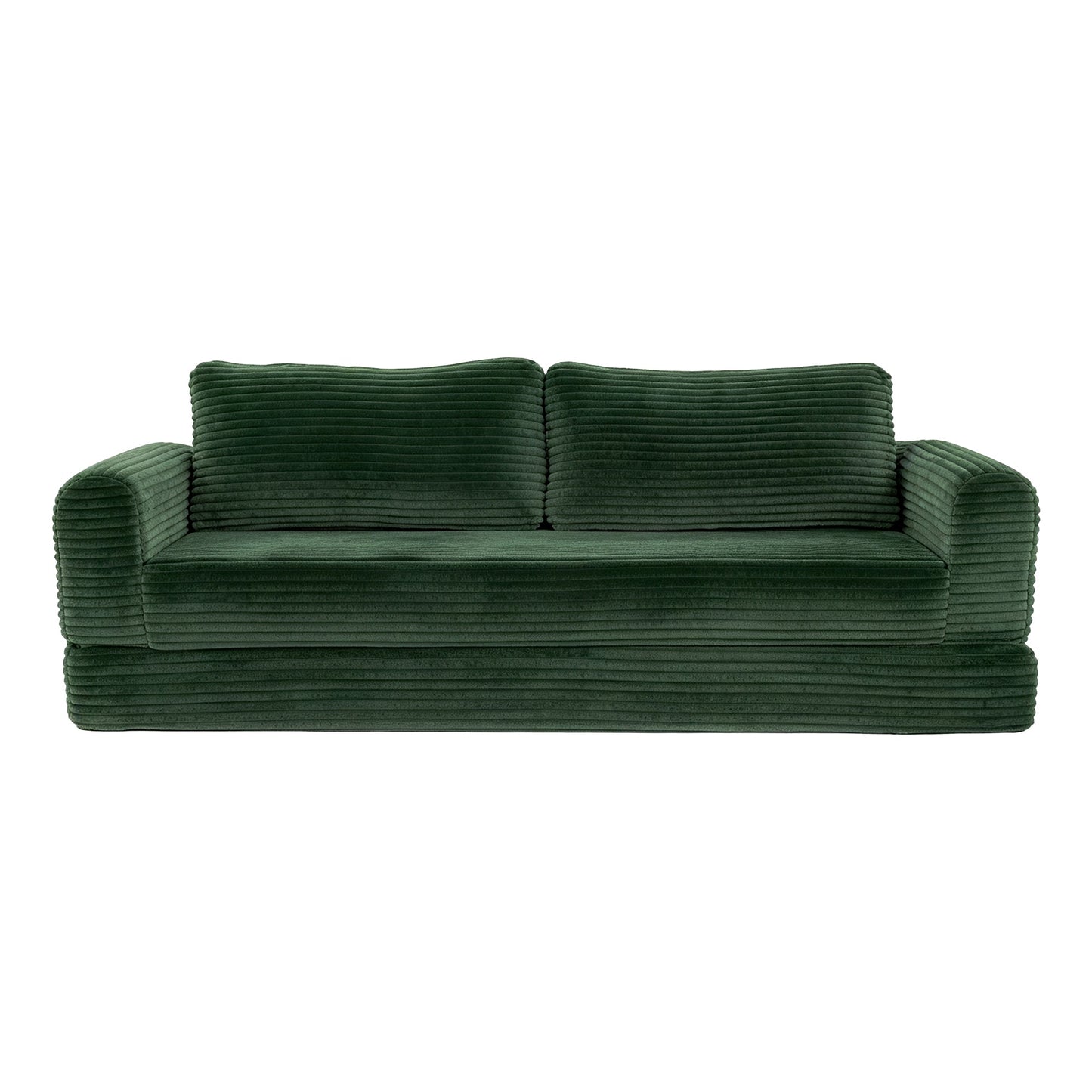 76 Inch Plush Convertible Futon and Sofa Bed