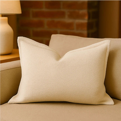Throw pillow Homey Cozy Comfort Textured Ivory by Unique Piece Furniture on Tampa Home & Garden Store