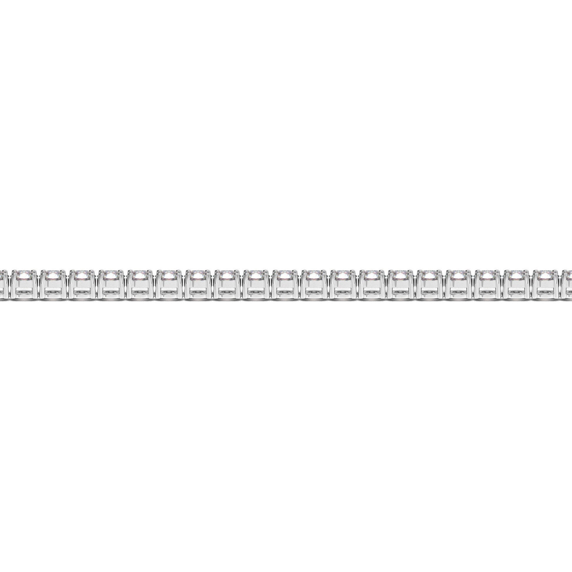 Lab Grown Round Diamond Tennis Bracelet in 14k White Gold, 4 ctw F/G VS2/SI1 by Bids.com on Tampa Home & Garden Store
