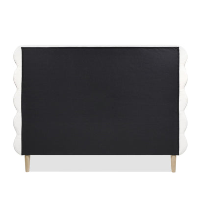 Stockholm Wavy Headboard and Platform Bed