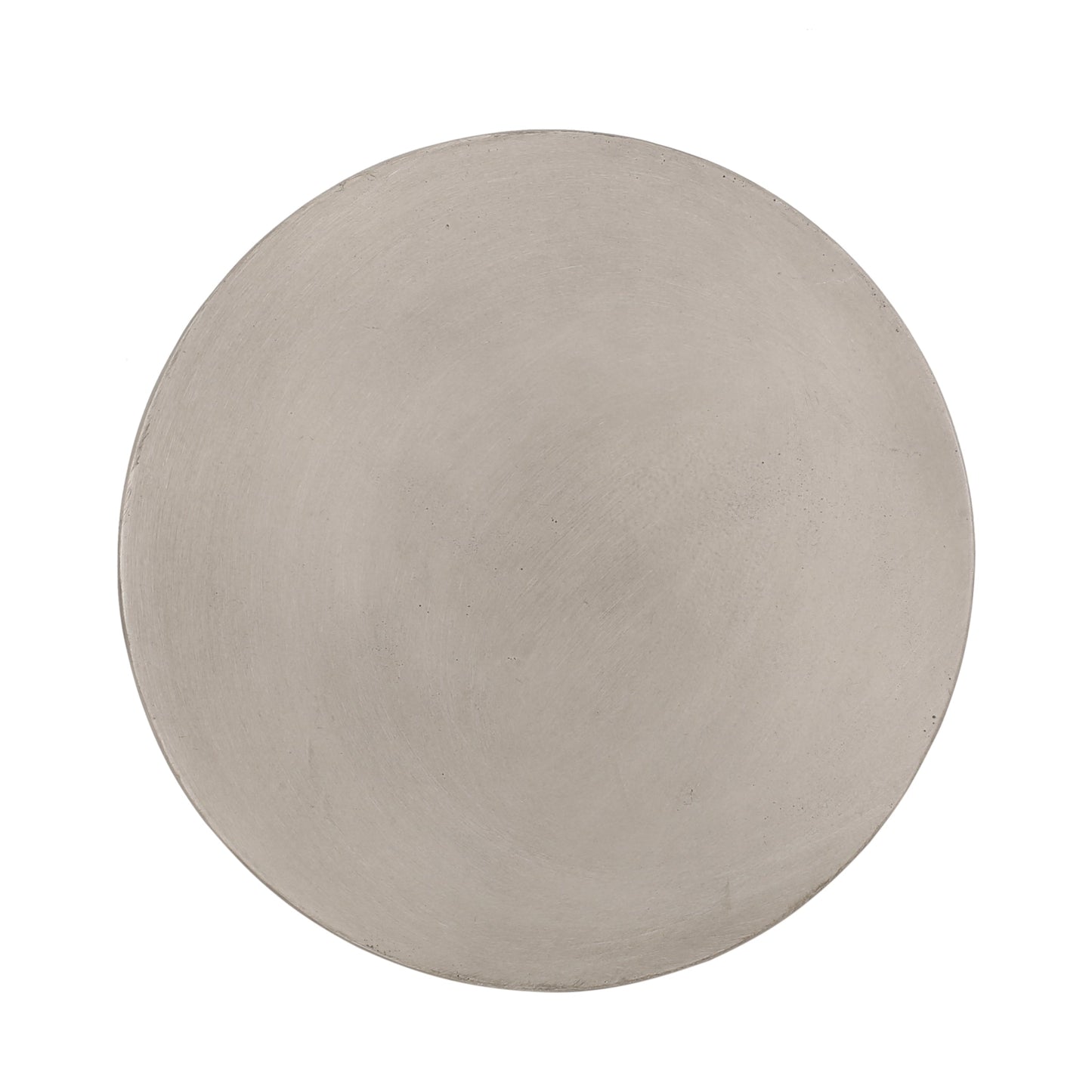 Outdoor Lightweight Concrete Side Table round top in light gray by HouseOfZazla on Tampa Home & Garden Store