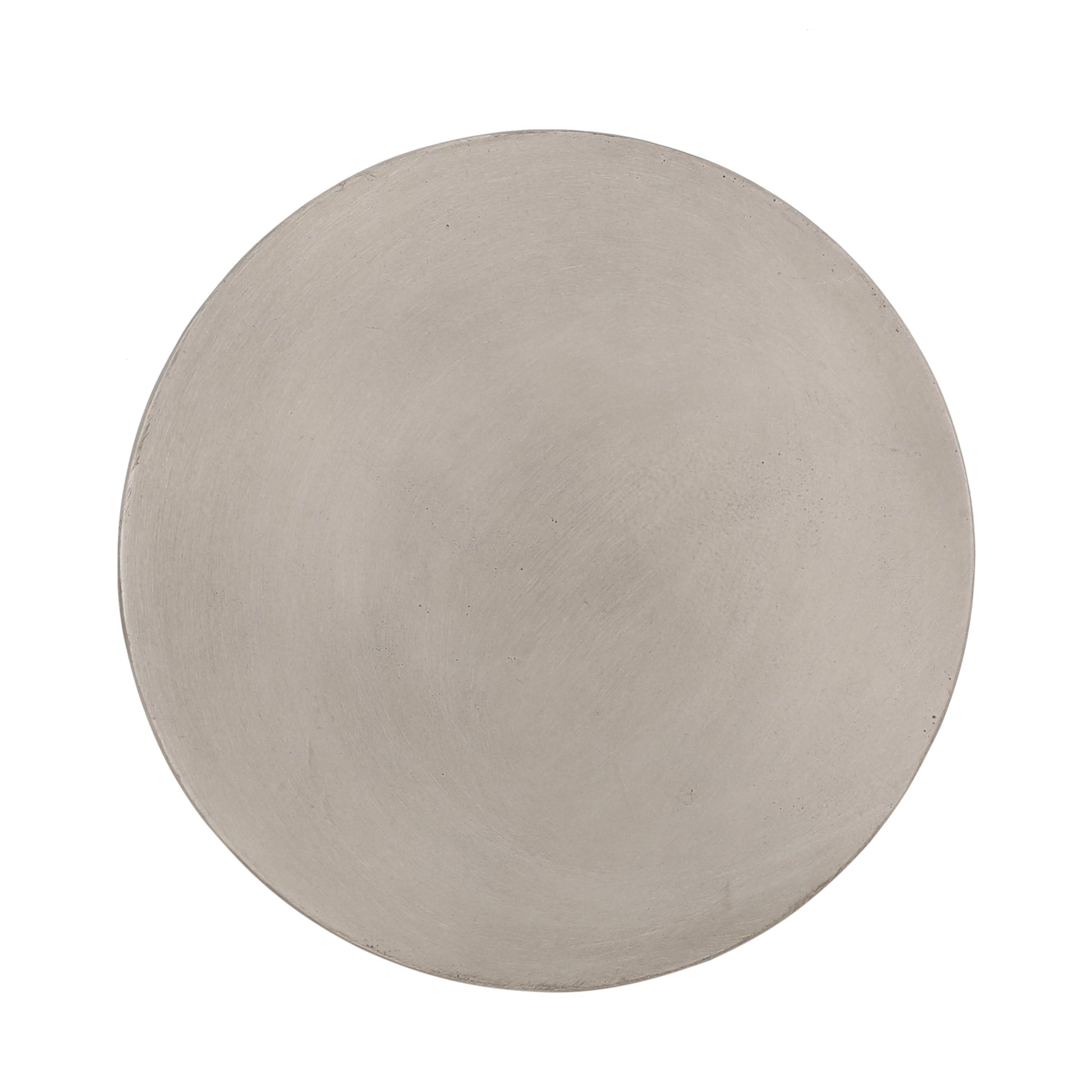 Outdoor Lightweight Concrete Side Table round top in light gray by HouseOfZazla on Tampa Home & Garden Store