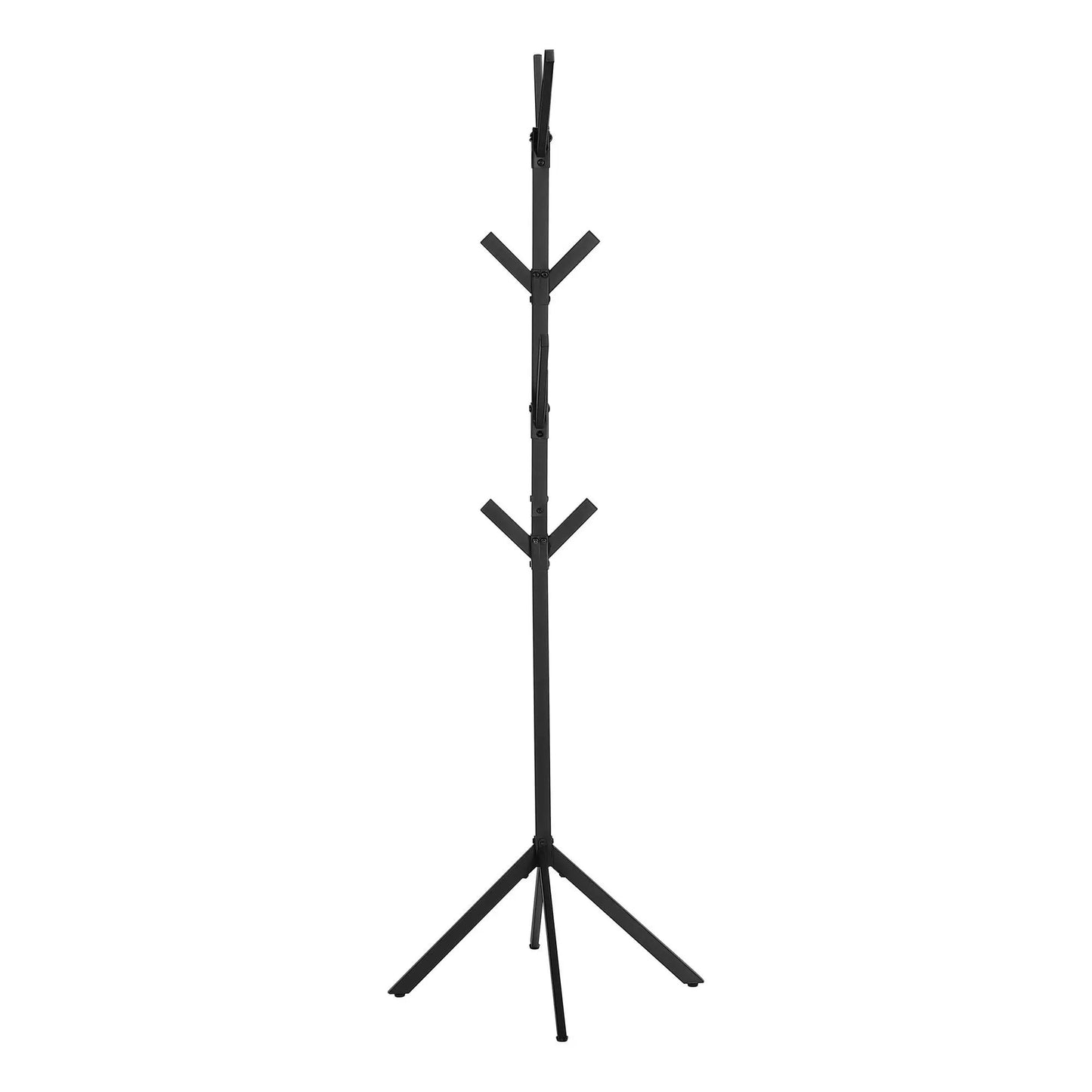 Coat rack, freestanding 8-hook hall tree in black metal by Unique Piece Furniture on Tampa Home & Garden Store