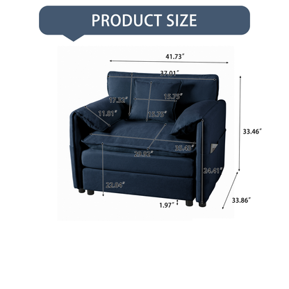 Modern Upholstered Sofa Chair and a Cozy Lounge