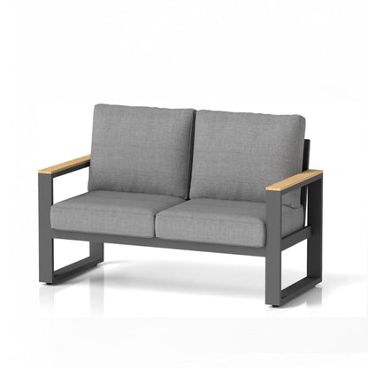 All Weather Outdoor Loveseat and Thick Cushions