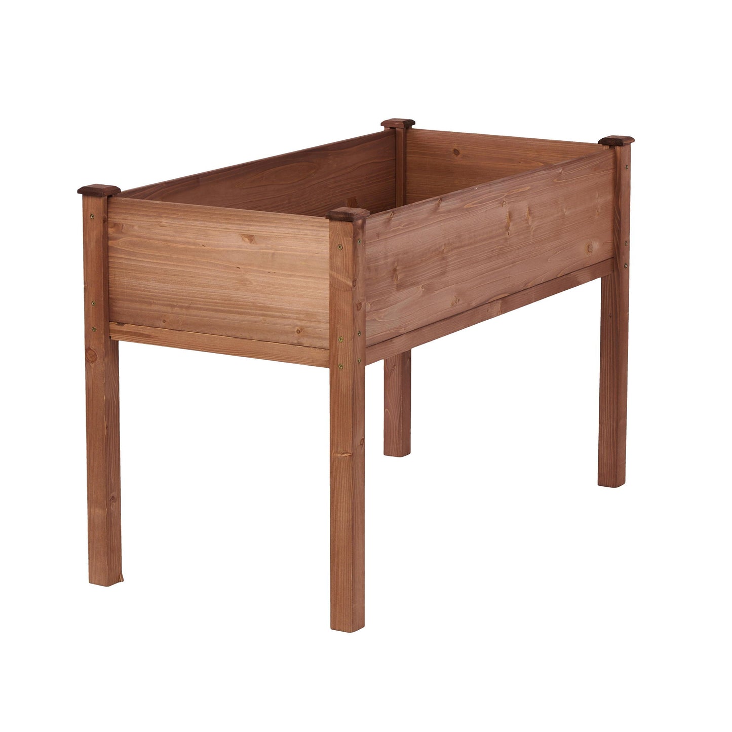 Solid Wood Raised Garden Bed and Wide Frame