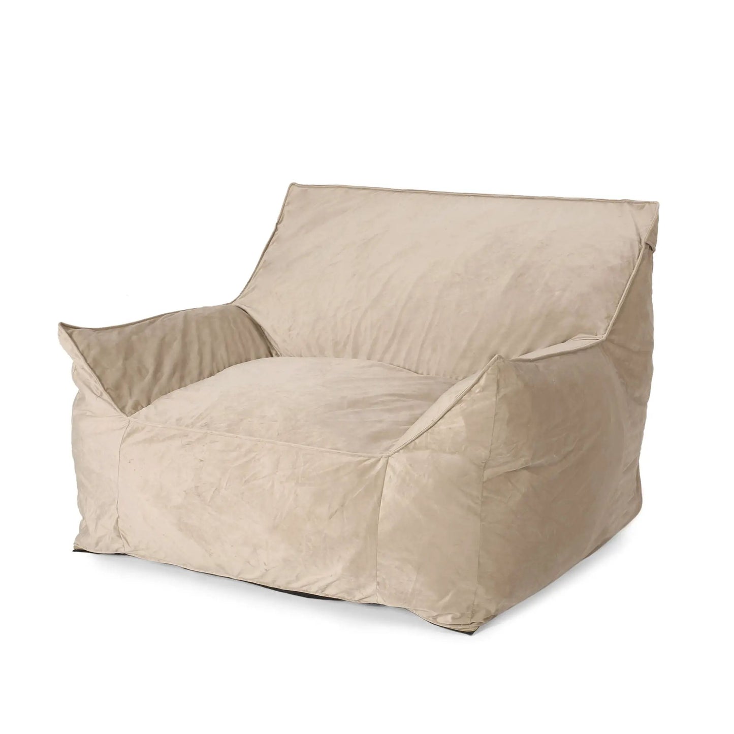 Allea Bean Bag Chair With Armrests For Two