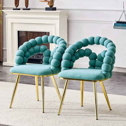 Puffy Bubble Ball Chain Chairs For Dining Room