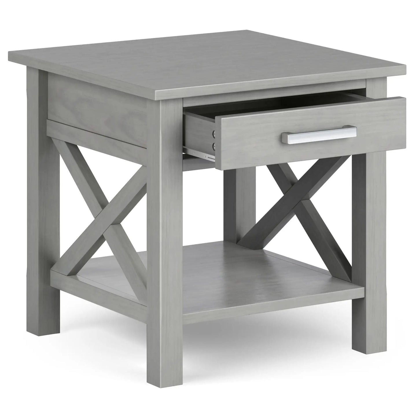 Kitchener Handcrafted Console Table grey-washed wood with drawer Unique Piece Furniture on Tampa Home & Garden Store