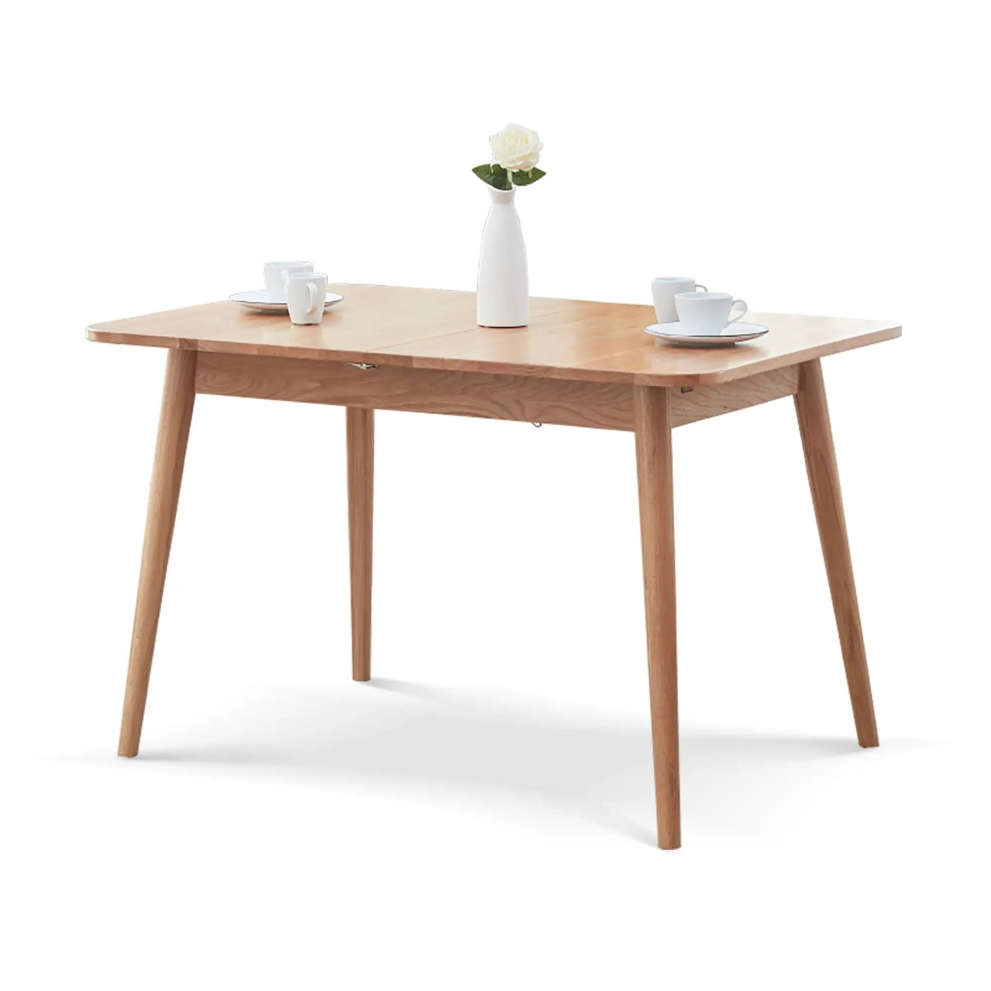 Wooden dining table with top and tapered diagonal legs by Unique Piece Furniture for 6–8 on Tampa Home & Garden Store