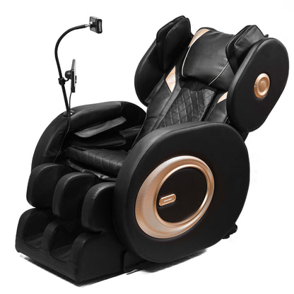 HouseOfZazla black massage chair recliner with zero gravity and full-body air pressure on Tampa Home & Garden Store
