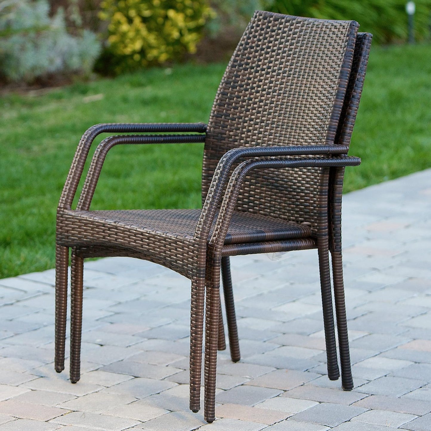 Outdoor Wicker Chairs And A Two Piece Patio Set