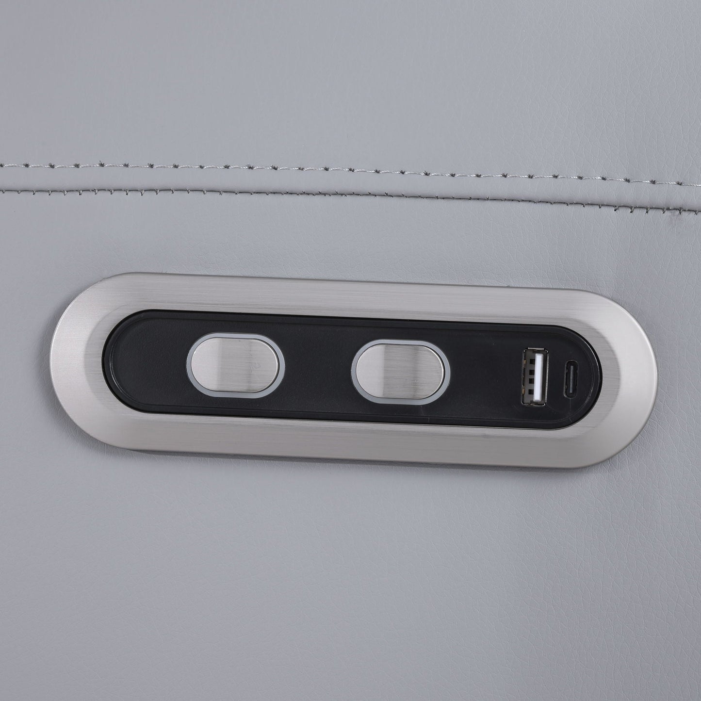 Jeromie Gray Power Motion Sofa with Usb Port