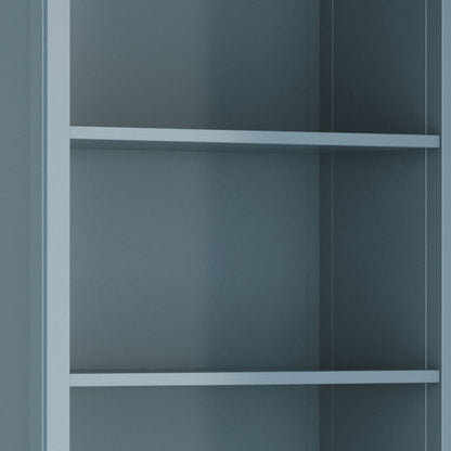 Amherst Five Shelf Bookcase Handcrafted Wood