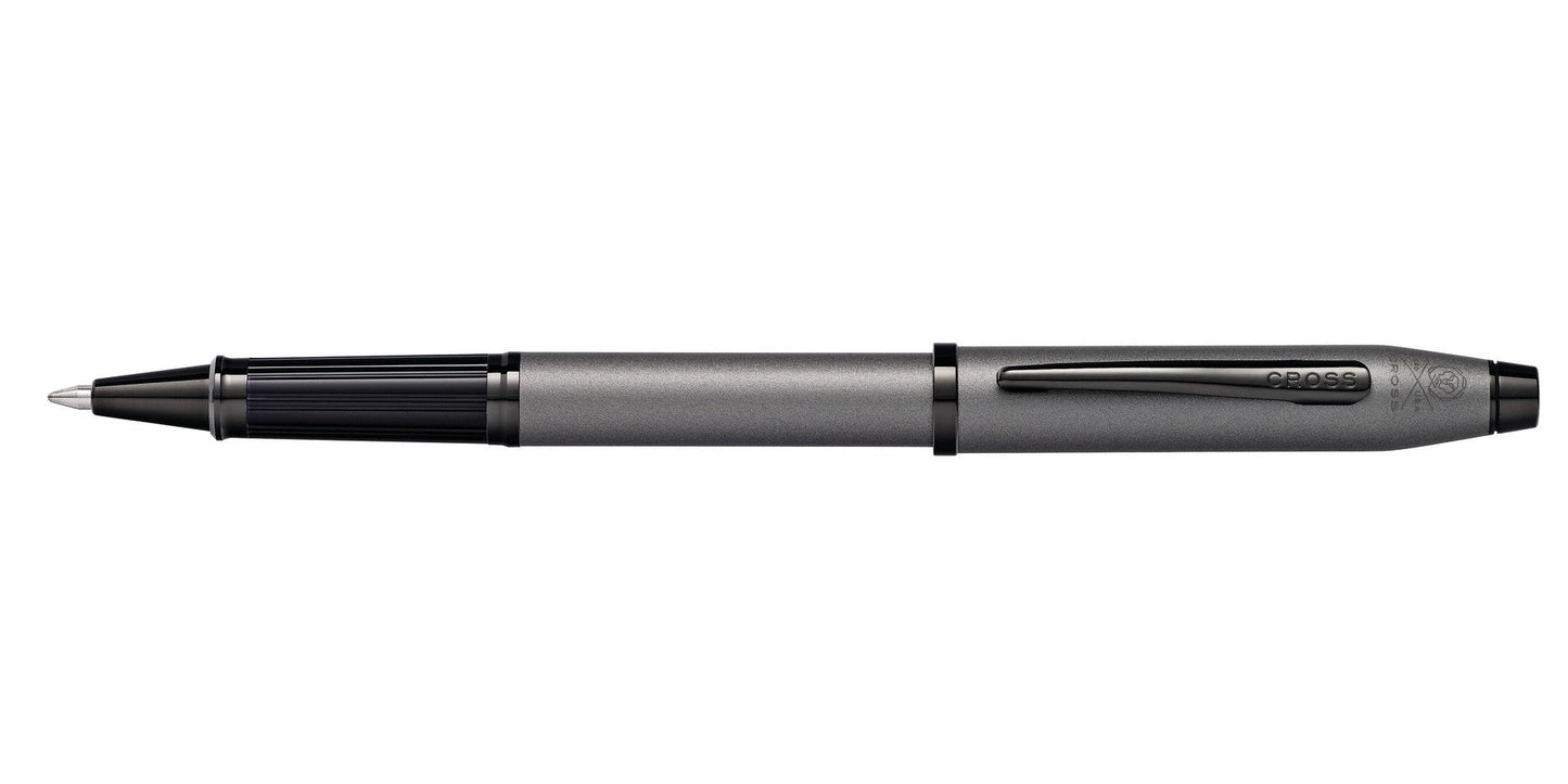 Century II Cross gunmetal gray rollerball pen with clip on Tampa Home & Garden Store