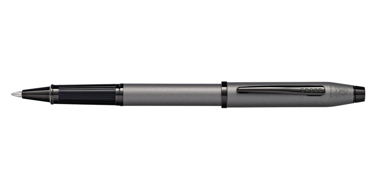 Century II Cross gunmetal gray rollerball pen with clip on Tampa Home & Garden Store