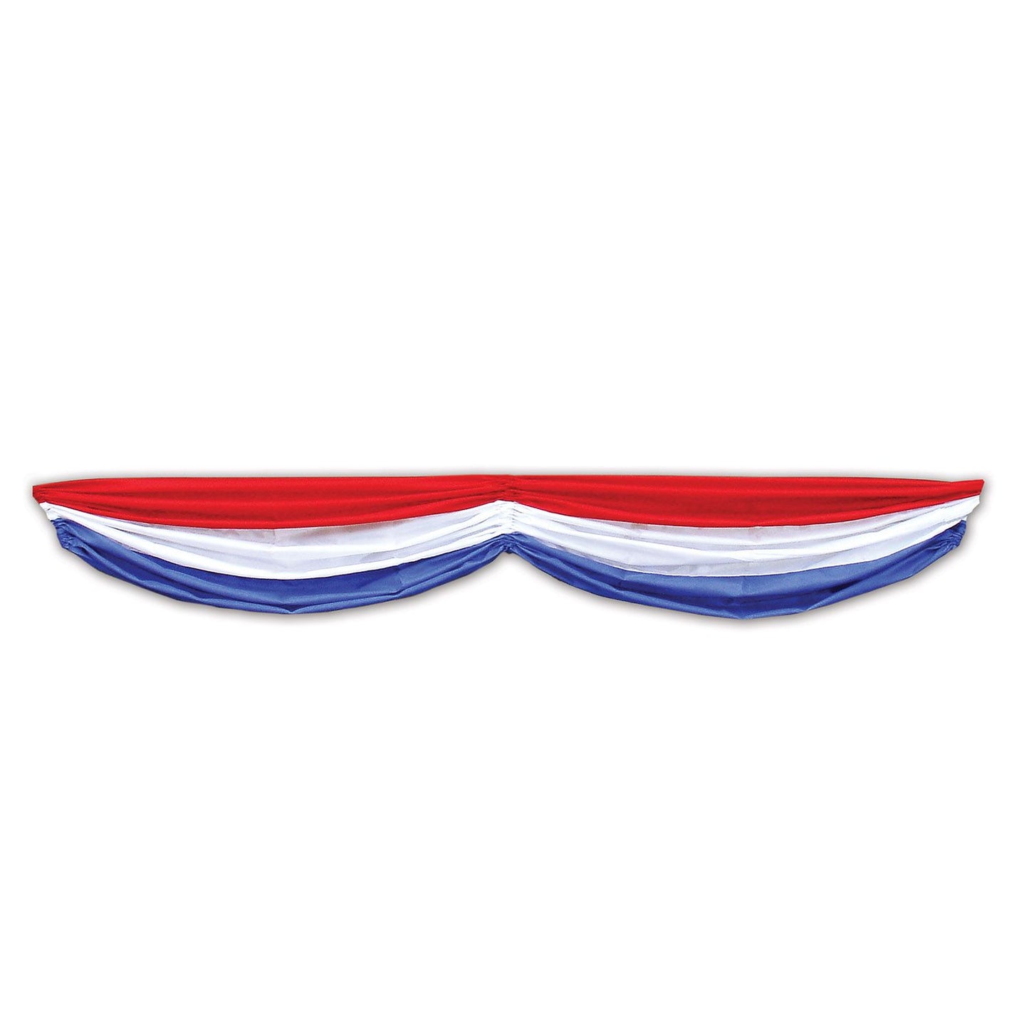 Guirlande de fanions patriotiques en tissu - Plus de 1,5 mètre de long