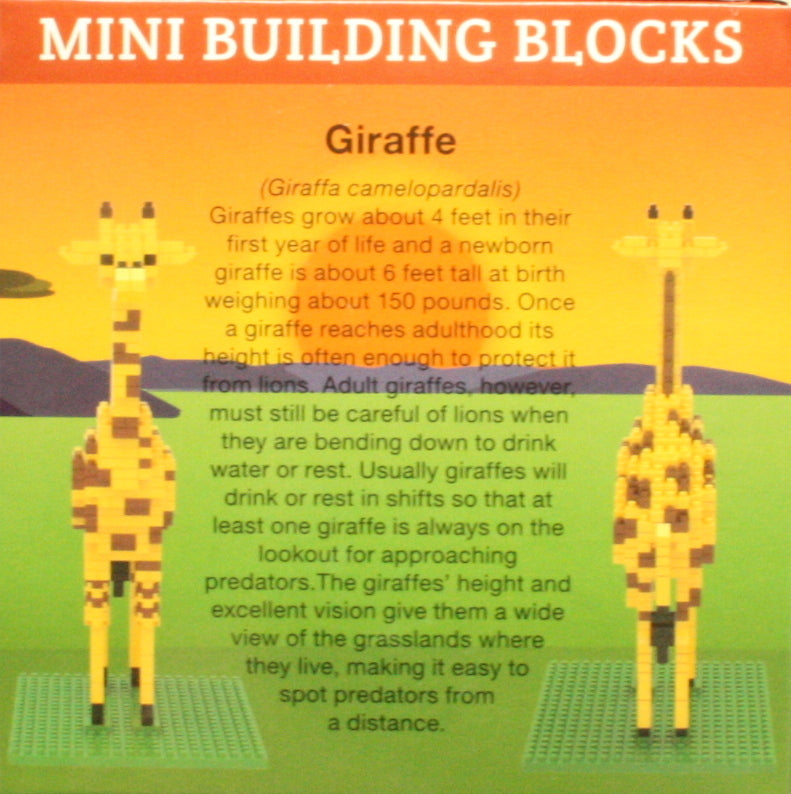 Mini bloques de construcción - Jirafa