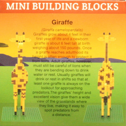 Mini bloques de construcción - Jirafa