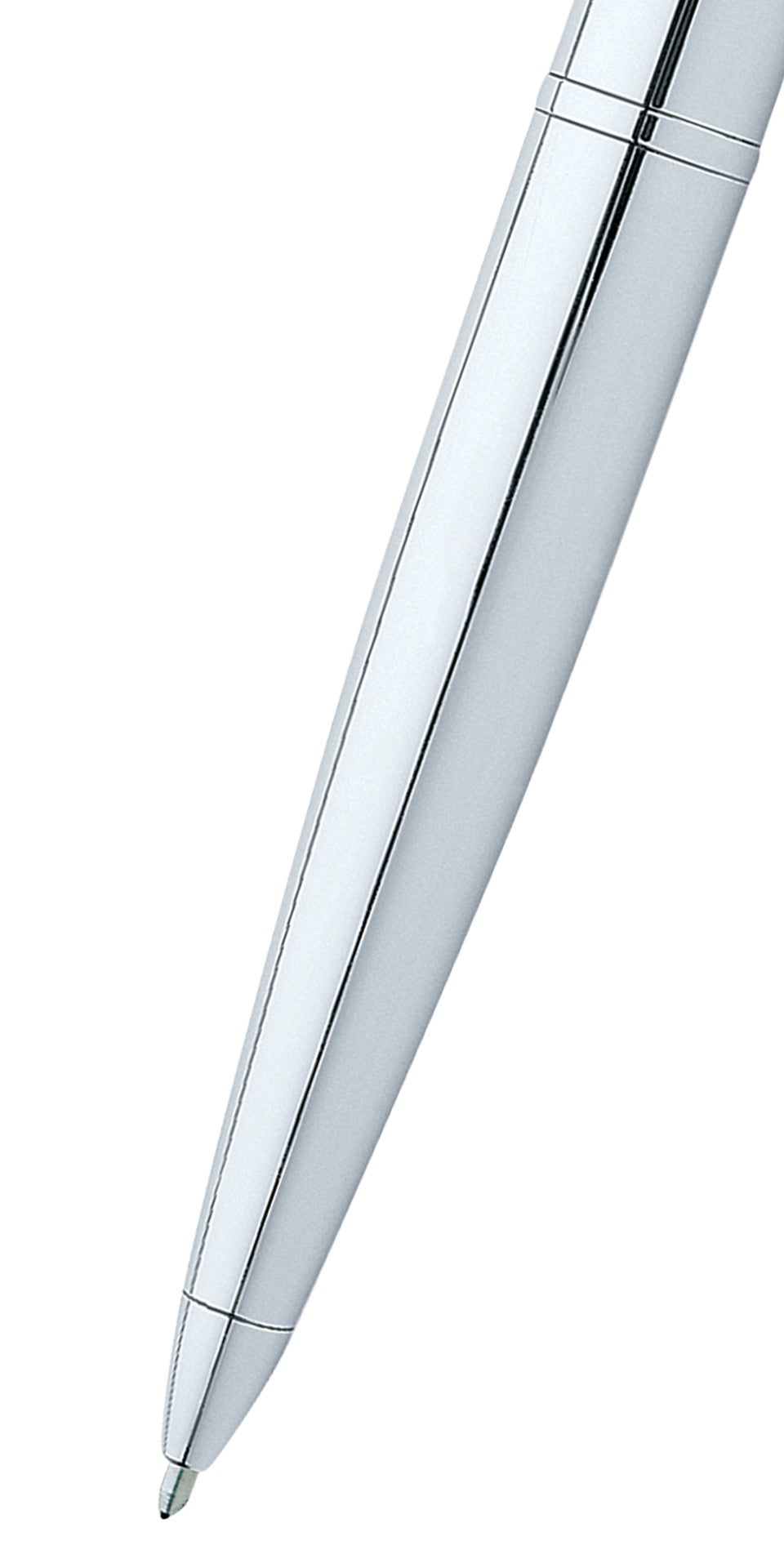 ATX Pure Chrome Ballpoint Pen by A.T. Cross with a chrome metal body on Tampa Home & Garden Store