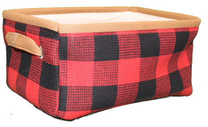 Paniers en tissu à carreaux Buffalo -