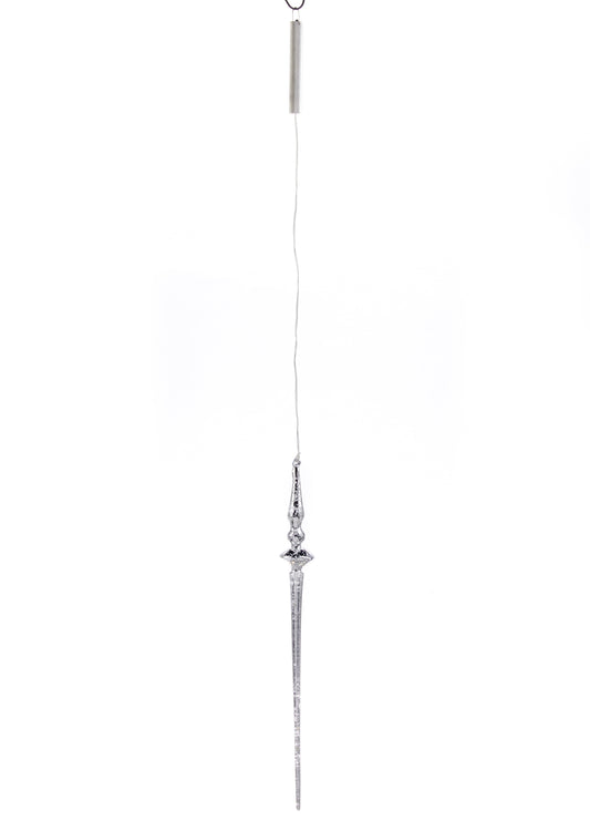 Glass LED Icicle Ornament - Tampa Home & Garden Store