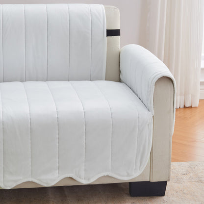 Velvet Furniture Protector And Elastic Cover