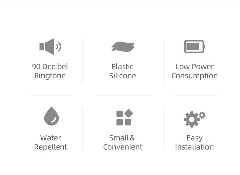 Stevvex bike bell 90 dB silicone water repellent easy install on Tampa Home & Garden Store