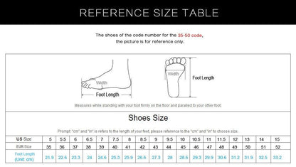 Stevvex ST85SH5558ERG sneakers size chart US/EU foot lengths for breathable casual sneakers on Tampa Home & Garden Store