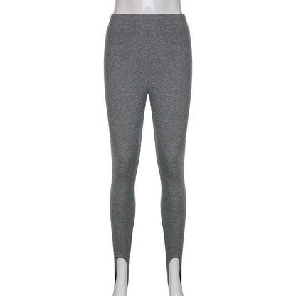 Stevvex women's high waist cotton fitness leggings gray seamless breathable pants on Tampa Home & Garden Store