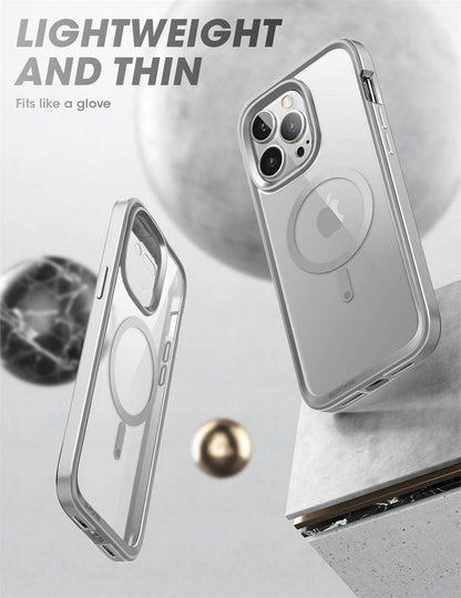 Stevvex iPhone 14 Pro Max clear case 6.7-inch with built in screen protector and slim frame on Tampa Home & Garden Store