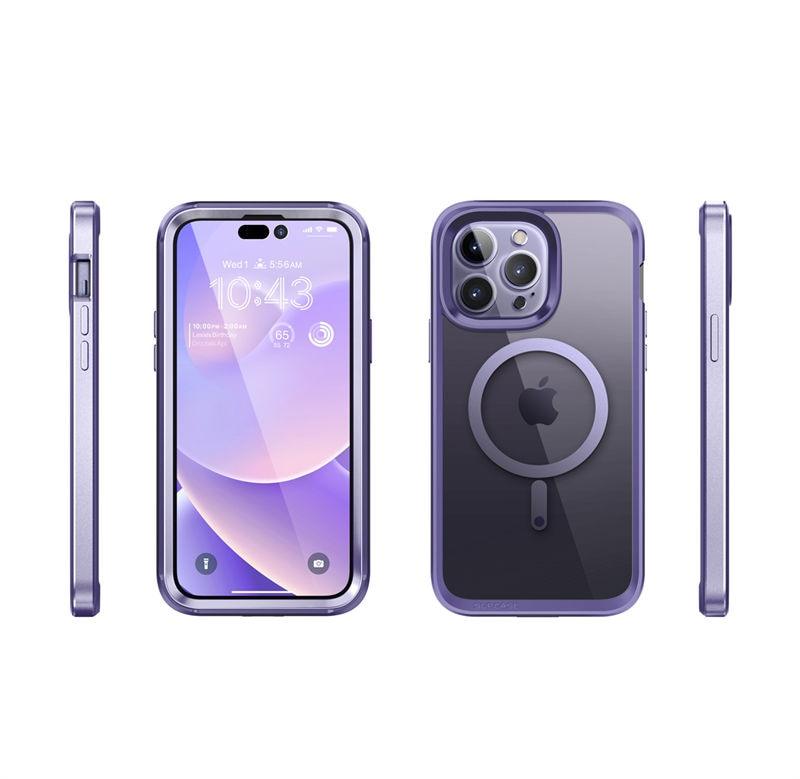 Stevvex iPhone 14 Pro Max clear case with built-in screen protector; slim shockproof frame on Tampa Home & Garden Store