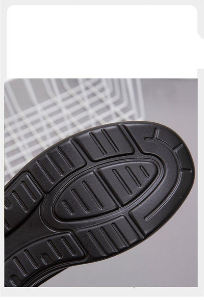 Stevvex Elegant Light Espadrilles black mesh running sneakers outsole closeup on Tampa Home & Garden Store