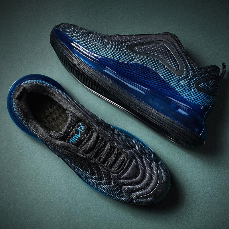 Athletic Shoes Stevvex pair with breathable black mesh and blue accents on Tampa Home & Garden Store