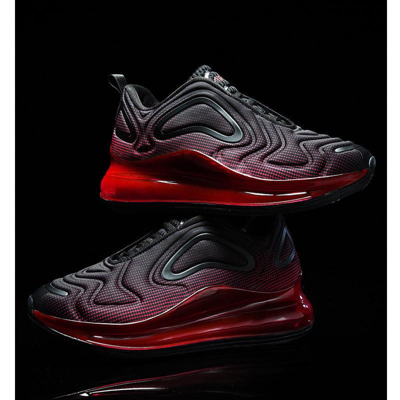 Stevvex men's running sneakers pair with breathable mesh upper and red air-cushion sole on Tampa Home & Garden Store
