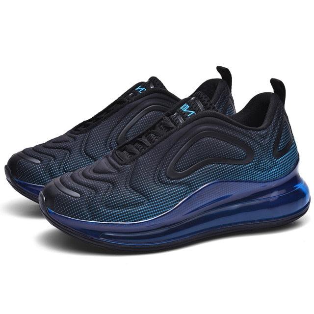 Stevvex men's running shoes breathable mesh upper blue air sole on Tampa Home & Garden Store