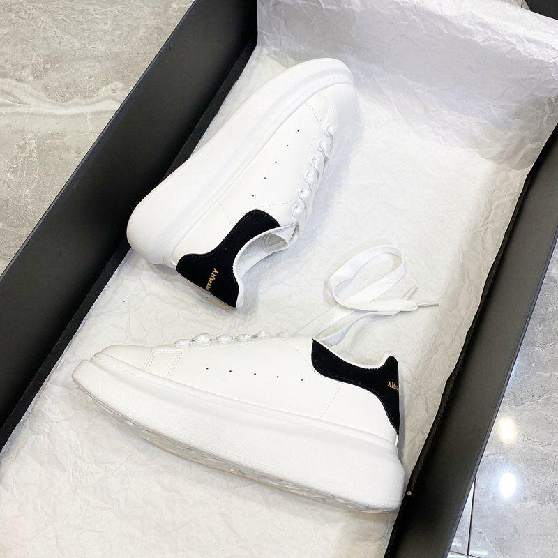 Stevvex white leather sneakers with black heel patch and platform sole, men's casual trainers on Tampa Home & Garden Store