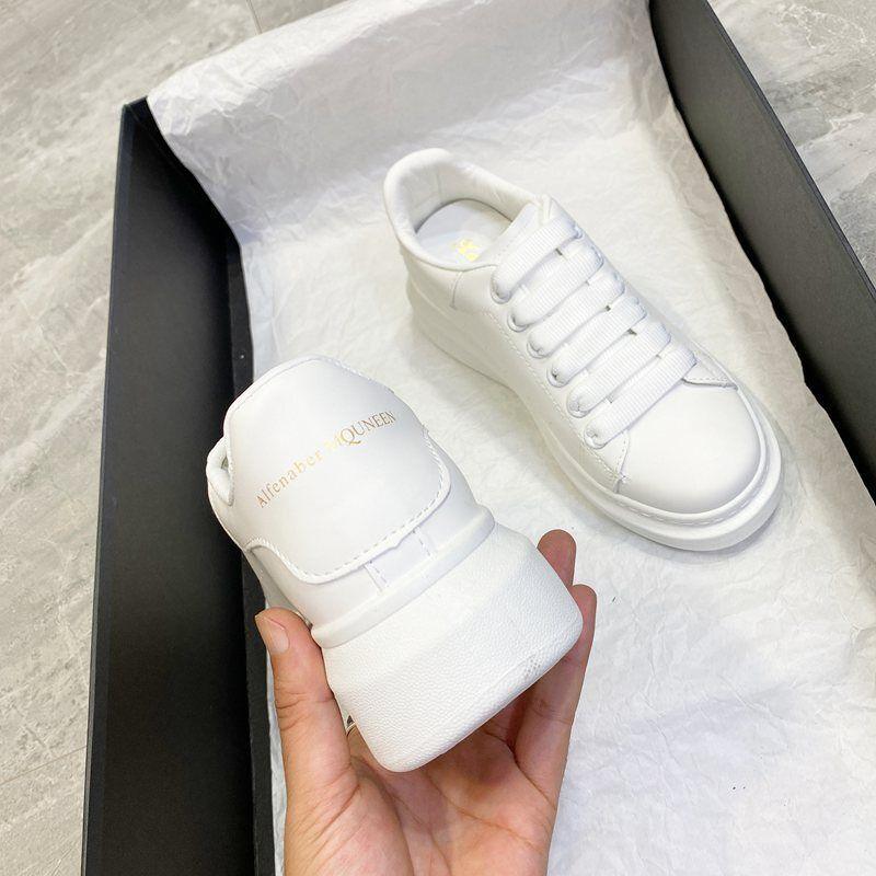 Stevvex white leather sneakers for men with platform sole and lace-up closure ST85SH6844EGT on Tampa Home & Garden Store