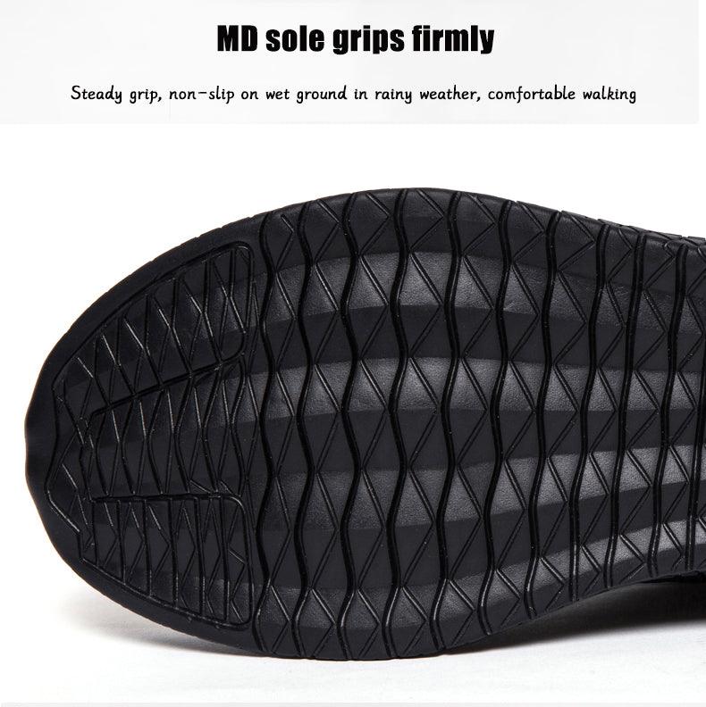 Stevvex sneakers outsole in black with diamond lattice tread for non-slip grip on Tampa Home & Garden Store