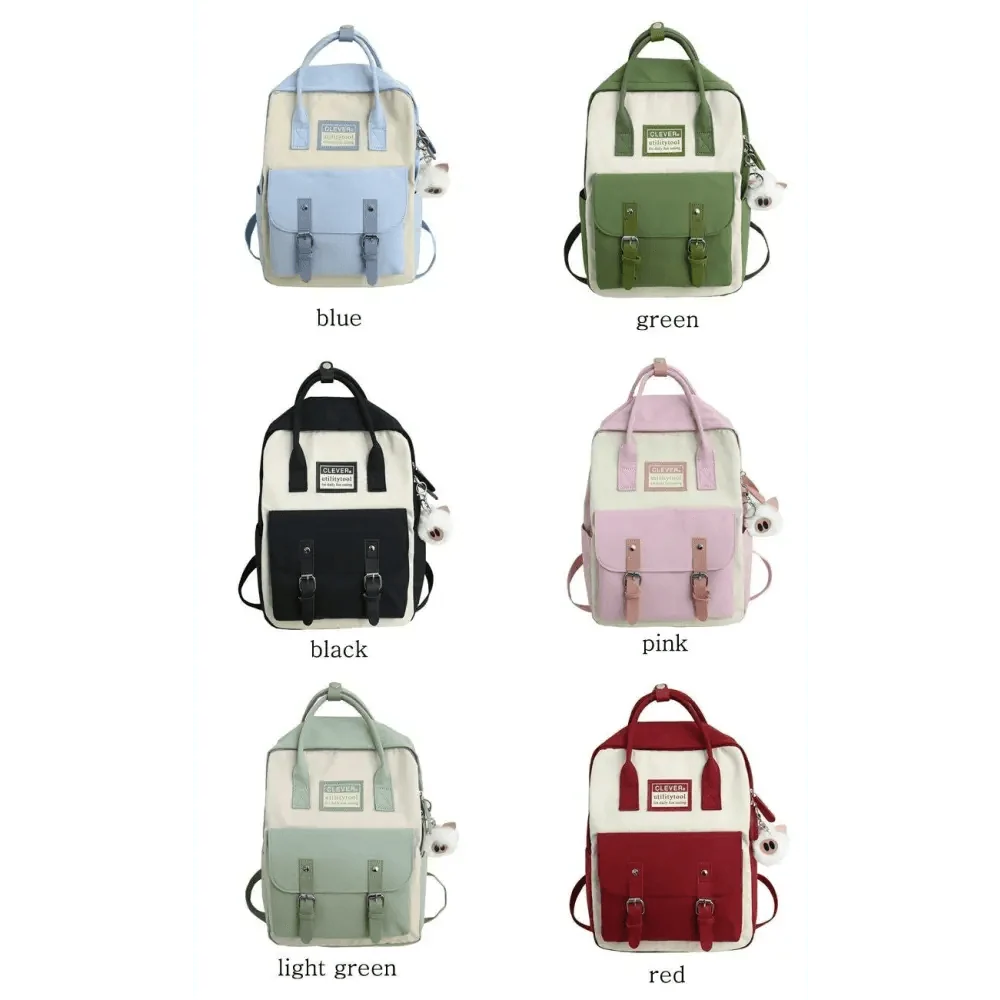 Stevvex nylon candy-color waterproof school backpack, six colorways on Tampa Home & Garden Store