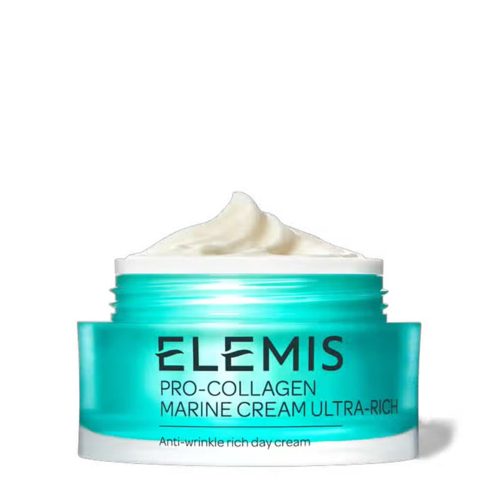 Elemis Pro-Collagen Marine Cream Ultra-Rich moisturizer in turquoise jar, 50 ml on Tampa Home & Garden Store