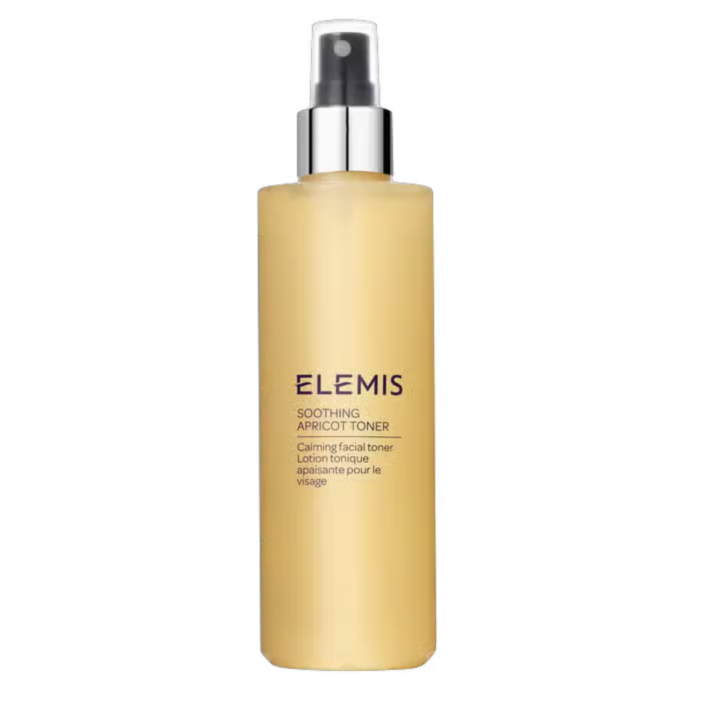 Elemis Soothing Apricot Toner 200ml in gold bottle with silver spray cap, calming facial toner on Tampa Home & Garden Store
