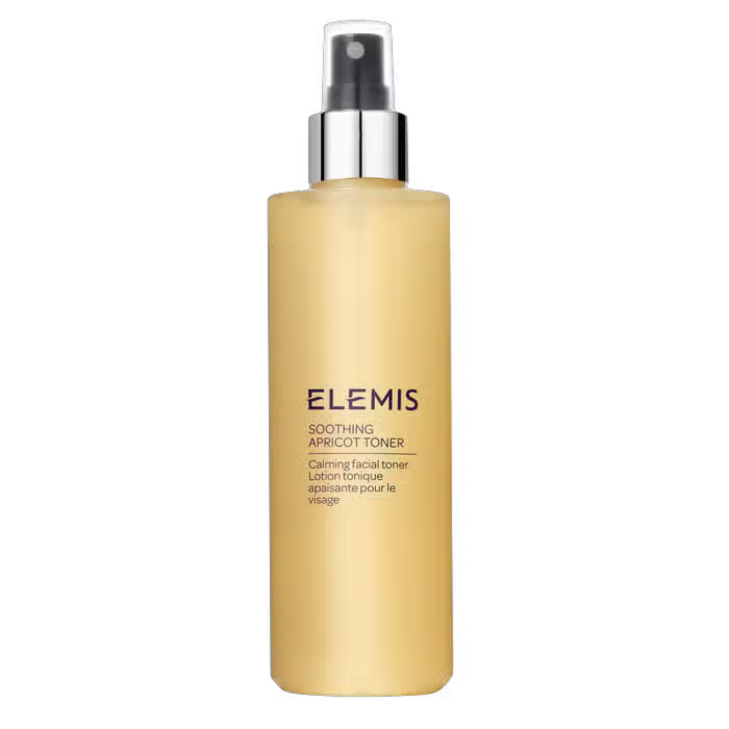 Elemis Soothing Apricot Toner 200ml in gold bottle with silver spray cap, calming facial toner on Tampa Home & Garden Store