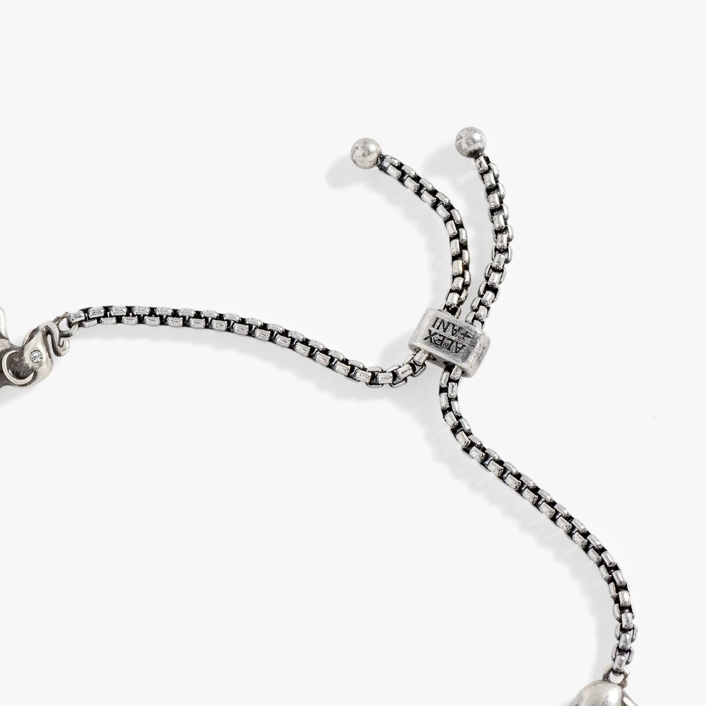 Elephant Crystal Bolo Bracelet silver-tone chain with crystal accents by ALEX AND ANI on Tampa Home & Garden Store
