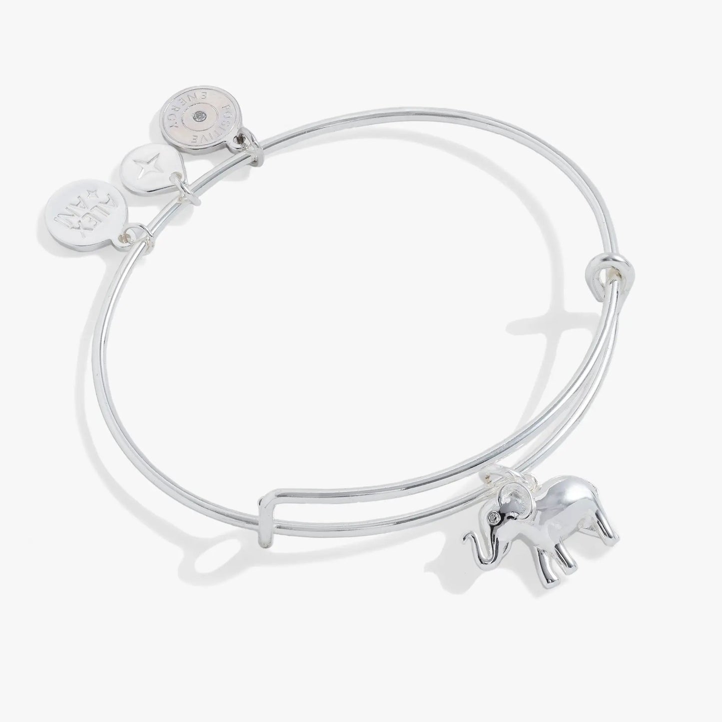 Lucky Elephant Charm Bangle for Good Luck