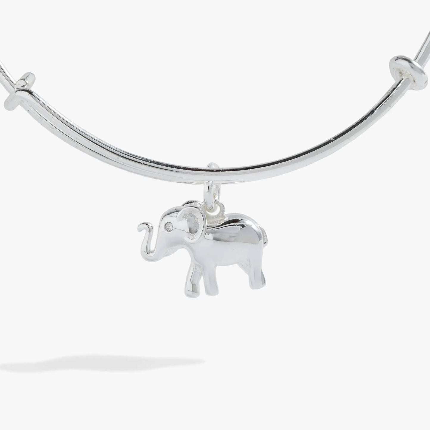 Lucky Elephant Charm Bangle for Good Luck
