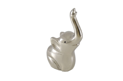 Vibhsa elephant ring holder, 4 inch, silver finish, jewelry organizer on Tampa Home & Garden Store